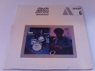 Rare.  Jazz/funk Lp " Africanasia " Claude Delcloo & Arthur Jones Actuel 6 Ex