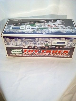 Hess 2008 Toy Truck And Front Loader Mib