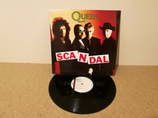Queen 12 " Vinyl Single Record Scandal Uk 12queen14 Parlophone 1989 3 Tracks