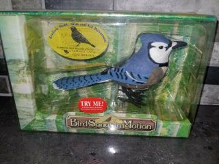 Takara Bird Songs In Motion Blue Jay Motion - Activated Birds Like Breezy Singers