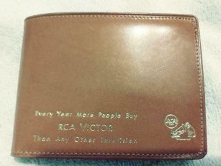 Vintage Rca Victor Dog Harness Saddle Wallet Tv Rare Rca Executive Item
