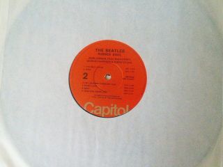The Beatles Rubber Soul Record Album,  Orange Label Capitol Records 1965 VG, 5