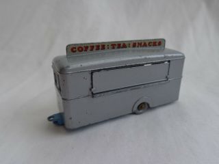 Vintage Matchbox Lesney Moko No74 Mobile Canteen Trailer Spw Silver Wheels Vgc