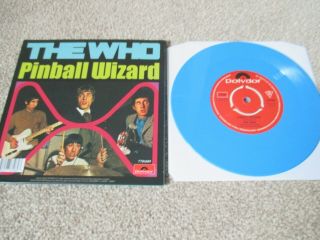 The Who / Roger Daltrey Pinball Wizard Blue Vinyl Single World Exclusive Release