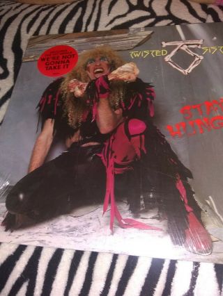 W Shrink Wrapped Twisted Sister Stay Hungry Lp Shrink Atlantic 1984