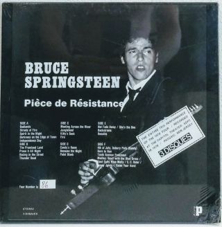 Bruce Springsteen - Piece De Resistance 1978 Jersey 3 Lp Box Set Oop