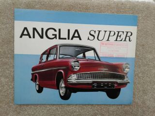 Ford Anglia Sales Brochure 1962