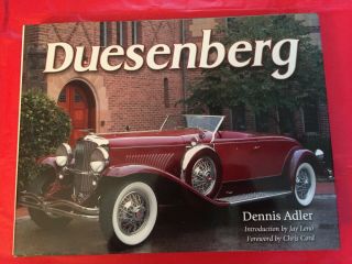 2004 Book " Duesenberg " (autographed By Dennis Adler) Introduction By Jay Leno