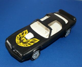Vintage 1977 - 78 Pontiac Firebird Black Bandit Trans Am Plastic Toy By Gay Toys