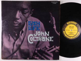 John Coltrane - Lush Life Lp - Prestige - Prlp 7188 Mono Dg Rvg