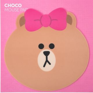 Line Friends Official Goods Choco Mouse Pad Laptop Accessory Non Slip Pad Korea