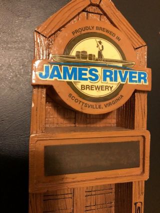 James River BREWING Boat Beer Tap Handle Craft Brewery Rare 2
