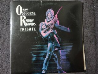 Ozzy Osbourne Vinyl 2 Lp Set Randy Rhoads Tribute 1987 Cbs Gatefold