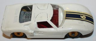 Matchbox Lesney 41C Ford GT White body with yellow hubs - 2