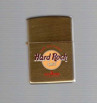 1998 Hard Rock Cafe,  Skydome,  Toronto Canada Closed 2009,  Zippo Lighter