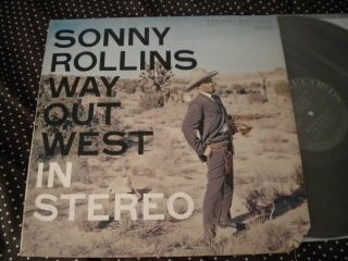 Sonny Rollins Way Out West 1958 Lp Dg S7017 Orig Contemporary Ultra - Rare