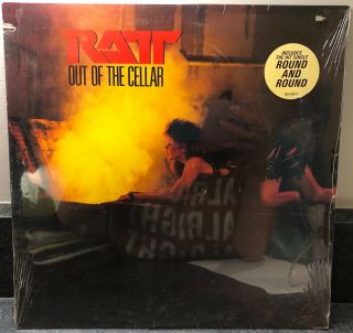 Ratt: Out Of The Cellar Lp Vinyl Record With Hype Sticker