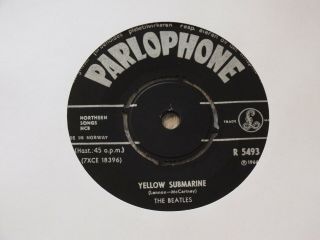The Beatles - Yellow Submarine - Rare Norway Issue - - Listen 3
