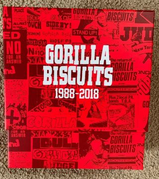 Gorilla Biscuits 7 X 30th Anniversary Box Set Red In Hand