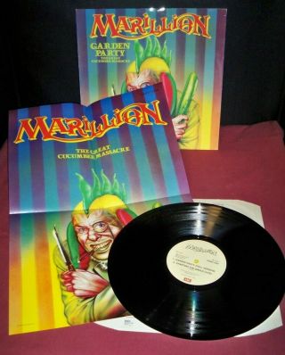 Marillion Garden Party - 12 " Record With Poster,  Emi 12 Emis 5393,  Uk 1983 - Ex,