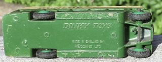 VINTAGE 1950s/60s DINKY TOYS DUNLOP Diecast Double Decker Bus Green/Cream - 5