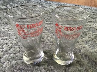Vintage Set Of Pete Pizza Hut Drinking Glasses