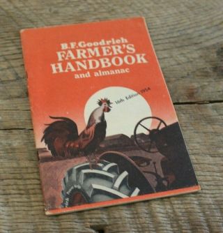 Vintage 1954 B F Goodrich Farmer 