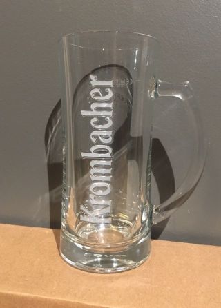Krombacher Pils 0.  4 Liter Glass Stein Mug