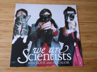 We Are Scientists - " With Love And Squalor " Rare Deleted Vinyl Lp (nm/nm -)