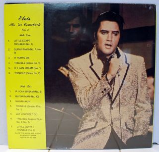 Rare Rock ' n Roll LP - Elvis Presley - The ' 68 Comeback Vol.  2 - / 2