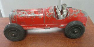 Vintage Hubley Kiddie Toy Die Cast 1 - 457 Race Car No.  5 6 - 7/8 "