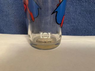 Pepsi Underdog Glass,  Black lettering with Brockway Sticker On the Bottom 2