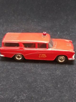Dinky Toys Nash Rambler Fire Chief Wagon Made In England