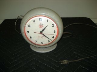 Vintage Hastings Piston Rings Electric Advertising Clock
