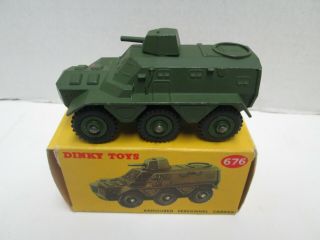 Vintage Dinky Toys Armoured Personnel Carrier 676 - Boxed