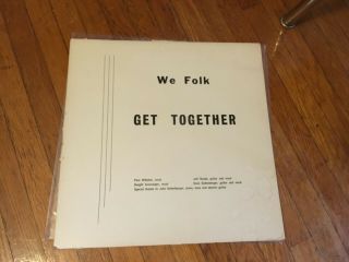 We Folk - Get Together Very Rare Folk Psych Lp Private Press Pennsylvania Oop