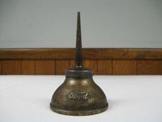 Vintage Collectible Ford Oil Can Antique Thumb Oiler