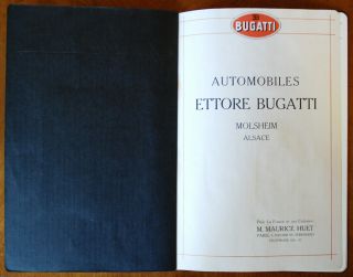 Bugatti 1910 brochure Prospekt (French text) 3