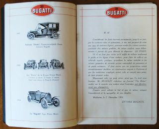 Bugatti 1910 brochure Prospekt (French text) 5