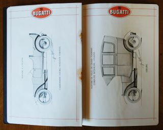 Bugatti 1910 brochure Prospekt (French text) 8