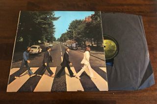 The Beatles Abbey Road Lp 1st Uk Apple Press /black Inner Rare No Her Majesty