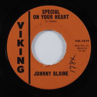 Country Bopper 45 Johnny Blaine Special On Your Heart Viking Hear