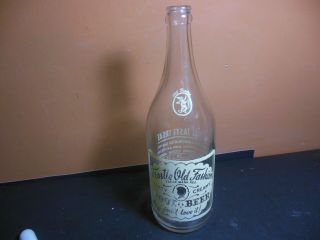 Vintage 28 Oz Frostie Old Fashion Root Beer Bottle Ferro Phos Pottstown Pa