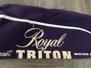 Royal Triton Motor Oil Gas Station Advertisement Hat Cap Collectible Petroliana 3