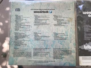 Woodstock: Soundtrack and More 3 LP Set SD 3 - 500 Plus Bonus Album / Pin 3