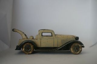 1930s Vintage Tootsie Toy White And Black Graham Wrecker No.  806 At50