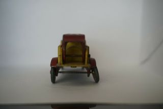 1920s Vintage Tootsie Toy Red and Yellow Water Tower Truck No.  4653 AT24 4