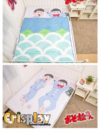SIX SAME FACES Mr.  Osomatsu San Bedding Blanket Bed sack Quilt Cover Cosplay Gift 3