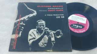 Clifford Brown - Ensemble Feat Zoot Sims - Rare 1950 