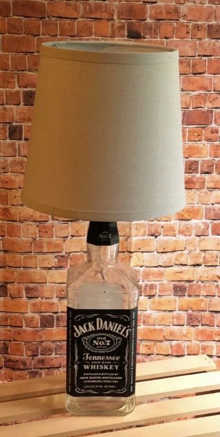 Jack Daniels Old 7 Le Bottle Lamp Man Cave Bar Decor Whiskey Light Liquor